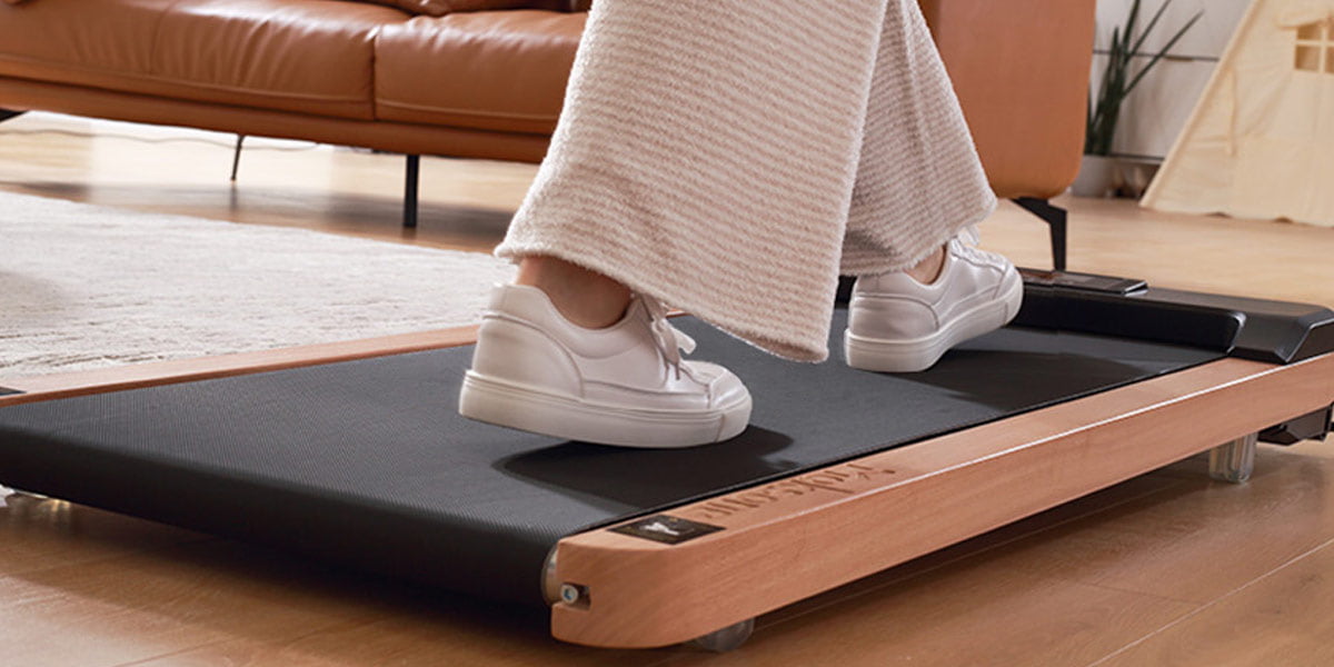 Maksone Under Desk Treadmill - Wooden Walking Pad