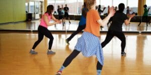 Group of Women - Aerobic Dance Exercise Workout